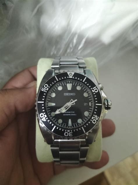 seiko kinetic diver, Luxury, Watches on Carousell