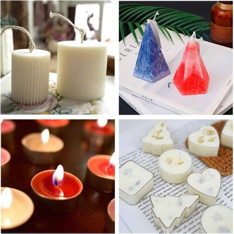 Soy Wax Candle Making Kit - 1LB Soy Wax. Candle Wicks, Holders ...