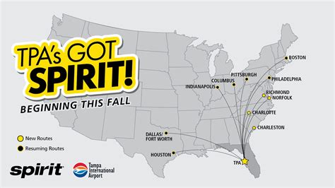 Spirit Airlines flying to four new cities from TPA