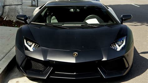 Stunning matte black Lamborghini Aventador [1920x1080] : carporn