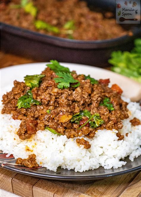 Thai Ground (Minced) Beef or Pork Curry - Manila Spoon