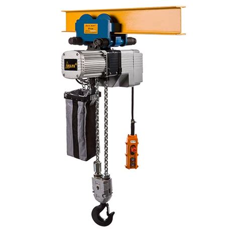 Electric Chain Hoist 3ph with Push Trolley | Hoist Equipment Suppliers