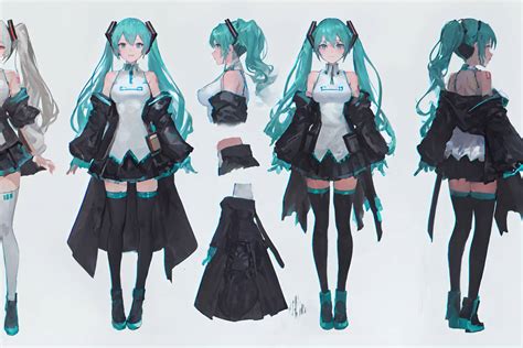 hatsune miku concept art 6 by kowaiihamster on DeviantArt