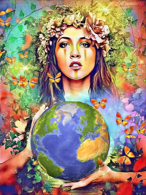 freetoedit mother earth gaia | Earth drawings, Mother earth drawing, Earth art drawing