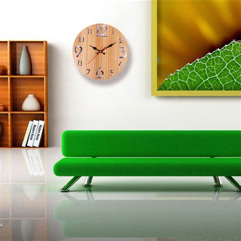 CM Vintage Wall Mounted Clock Hanging Wall Clock Living Room Bar (Beige) New | eBay