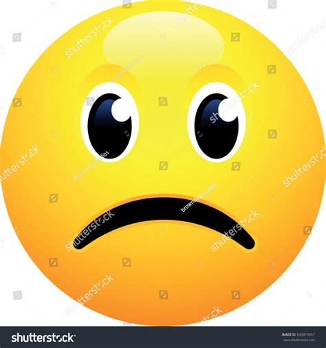 Frowning Face Emoji Stock Vector (Royalty Free) 630419357 | Shutterstock