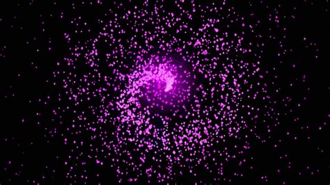 Animated Purple Stars Background