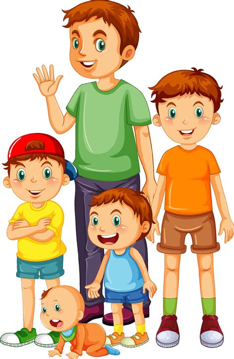 Different ages people group 7585498 Vector Art at Vecteezy