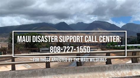 State, county launch Support Call Center for Maui disaster information : Maui Now