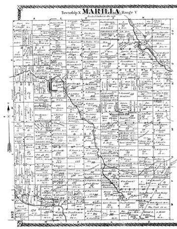 1880 Maps Of Marilla NY : F.W. Beers & Company at 56 Vesey Street in ...