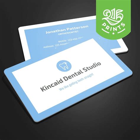 5 Creative Dental Business Card Templates to Help You Stand Out