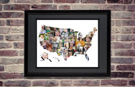 Personalized USA Photo Map | Starts from $44 | Free Delivery