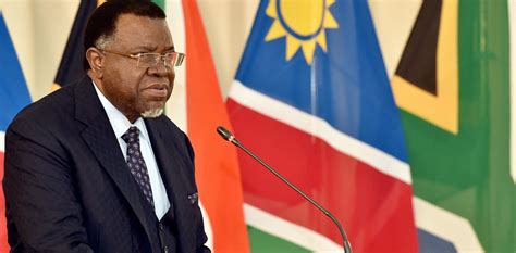 Hage Geingob: Namibian president who played a modernising role