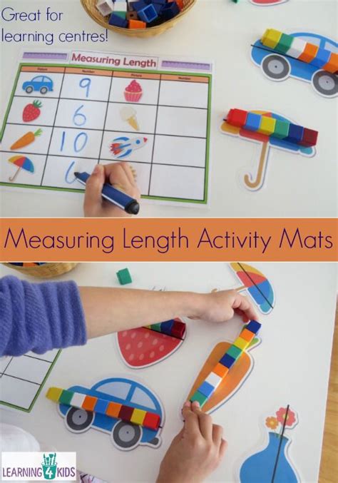 Printable+Measuring+Length+Activity+Mats.+Indirect+measurement. | Measuring length activities ...