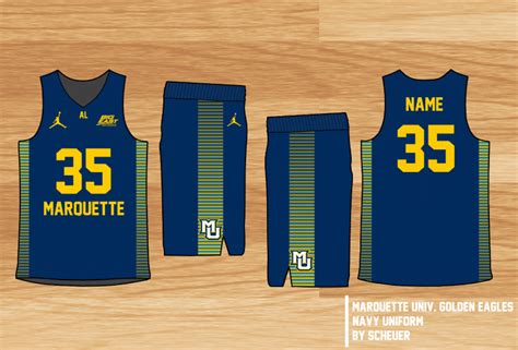 Marquette Basketball Uniform Concept - Concepts - Chris Creamer's ...