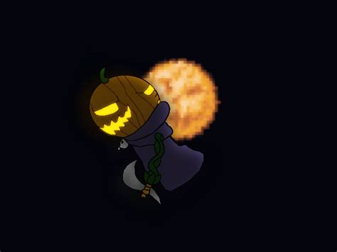 Terraria - Pumpkin Moon+Pumpking by Zeskverta on DeviantArt