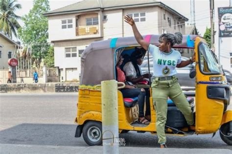 PHOTO: Youth Corps Member Rides Keke NAPEP In Lagos – The News Hawk