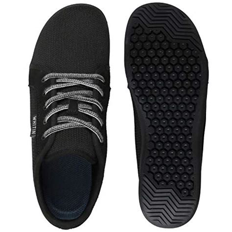 WHITIN Men's Knit Barefoot Sneakers Wide Toe Box Arch Support Zero Drop ...