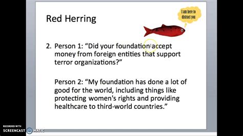 Red Herring Fallacy Examples - slideshare