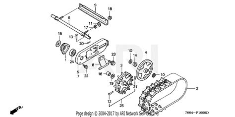 Honda HS928 TAS SNOW BLOWER, JPN, VIN# SZAS-1100001 TO SZAS-1129999 ...