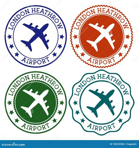 London Heathrow Airport. stock vector. Illustration of icon - 150252584