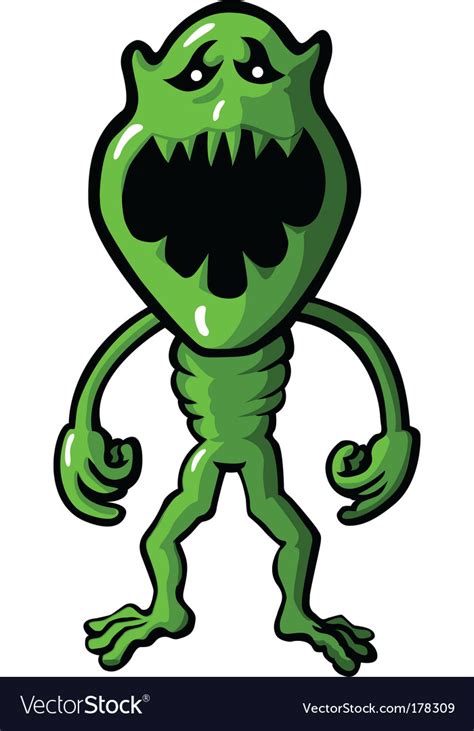 Scary Cartoon Alien