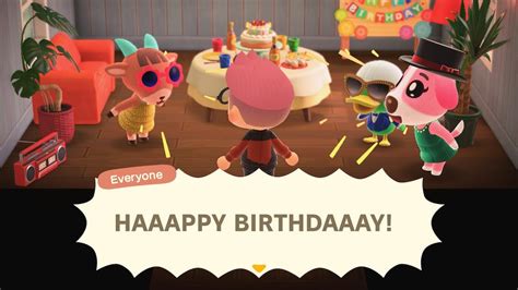 Thanks For The Lovely Birthday Party, Animal Crossing Friends