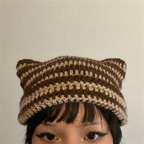 Ravelry: Striped Cat Hat Beanie pattern by Serena Gonzalez