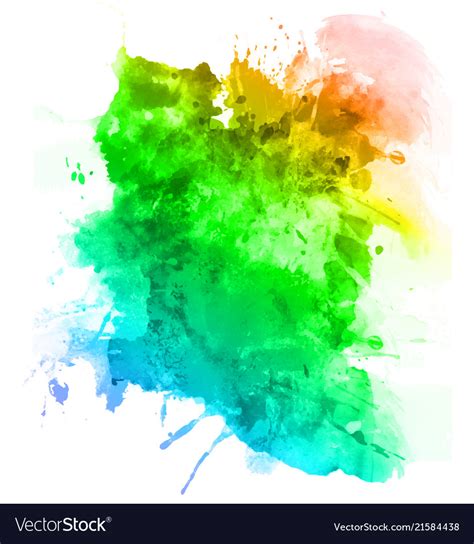 Abstract watercolor paint art background Vector Image