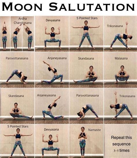 34+ Best Moon Salutation Yoga Sequence | Ashtanga yoga primary series, Ashtanga yoga sequence ...