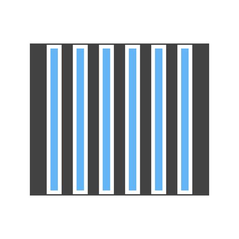 Prison Glyph Blue and Black Icon 10895135 Vector Art at Vecteezy