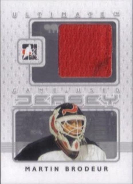 Game-Used Jersey Martin Brodeur - Checklistcenter.com