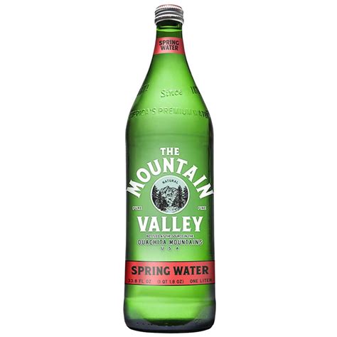 The Mountain Valley Water Bottled Spring Water | 1 Liter Bottled Water