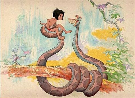 Mowgli and Kaa | Disney concept art, Disney fan art, Animation art