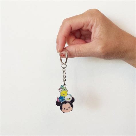 Tsum Tsum Mickey Tsum Stack Disney Metal Keyring Keychain