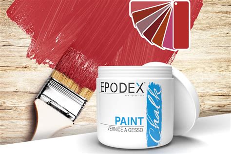 Vernice a gesso | Colori rossi | CHALK PAINT - EPODEX - Italia