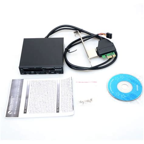 USB 3.0 3.5 Internal Card Reader with HUB Micro SD SDHC MMS XD M2 CF ...