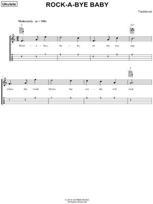 "Rock-a-Bye Baby" Sheet Music - 7 Arrangements Available Instantly - Musicnotes