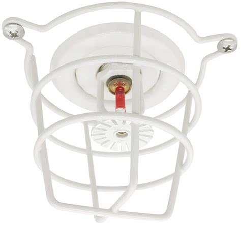 Buy (2 Pack) TunaMax White Fire Sprinkler Head Guard for Both 1/2" & 3/4" Sprinkler Head for ...