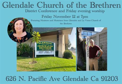 District Conference & Friday Evening Worship (Nov. 12th, 2021) | Glendale Church of the Brethren