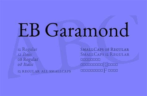 EB Garamond Font Family - Fonts Hut