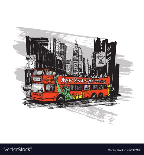 Tourist bus Royalty Free Vector Image - VectorStock