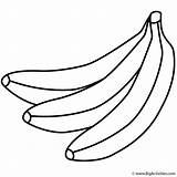 Bunch Of Bananas  Coloring Page Fruits And Vegetables sketch template