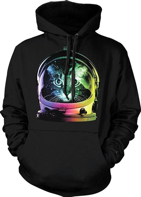 Space Cat Rainbow Astronaut Helmet Galaxy Hooded | Zelite