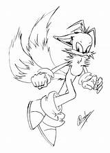 Miles Tails Prower Coloring Pages Sketch Coloring Page sketch template