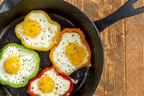 Fried Eggs in Cast Iron Skillet Stock Photo - Image of delicious, chicken: 54171862