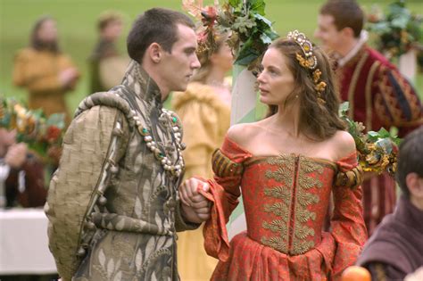 Princess Margaret Tudor and King Henry VIII in The Tudors