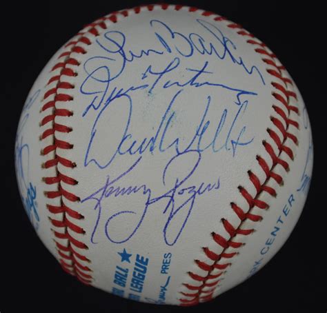 Lot Detail - Perfect Game Pitchers Autographed Baseball w/11 Signatures Sandy Koufax