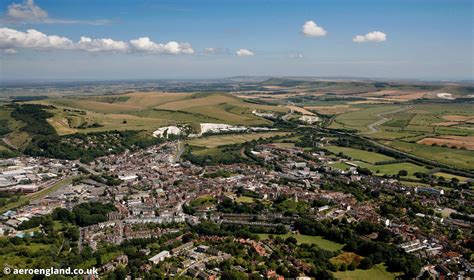 aeroengland | aerial photograph of Lewes East Sussex England UK