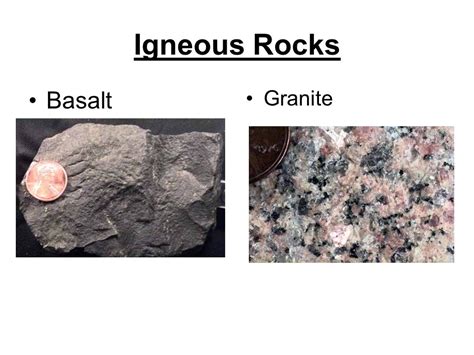 Igneous Rock Examples Granite